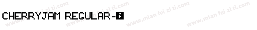 CHERRYJAM REGULAR字体转换